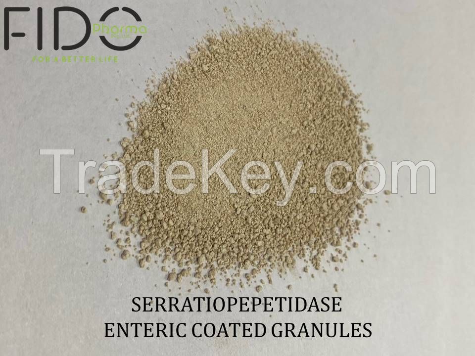 Serratiopeptidase enteric coated granule