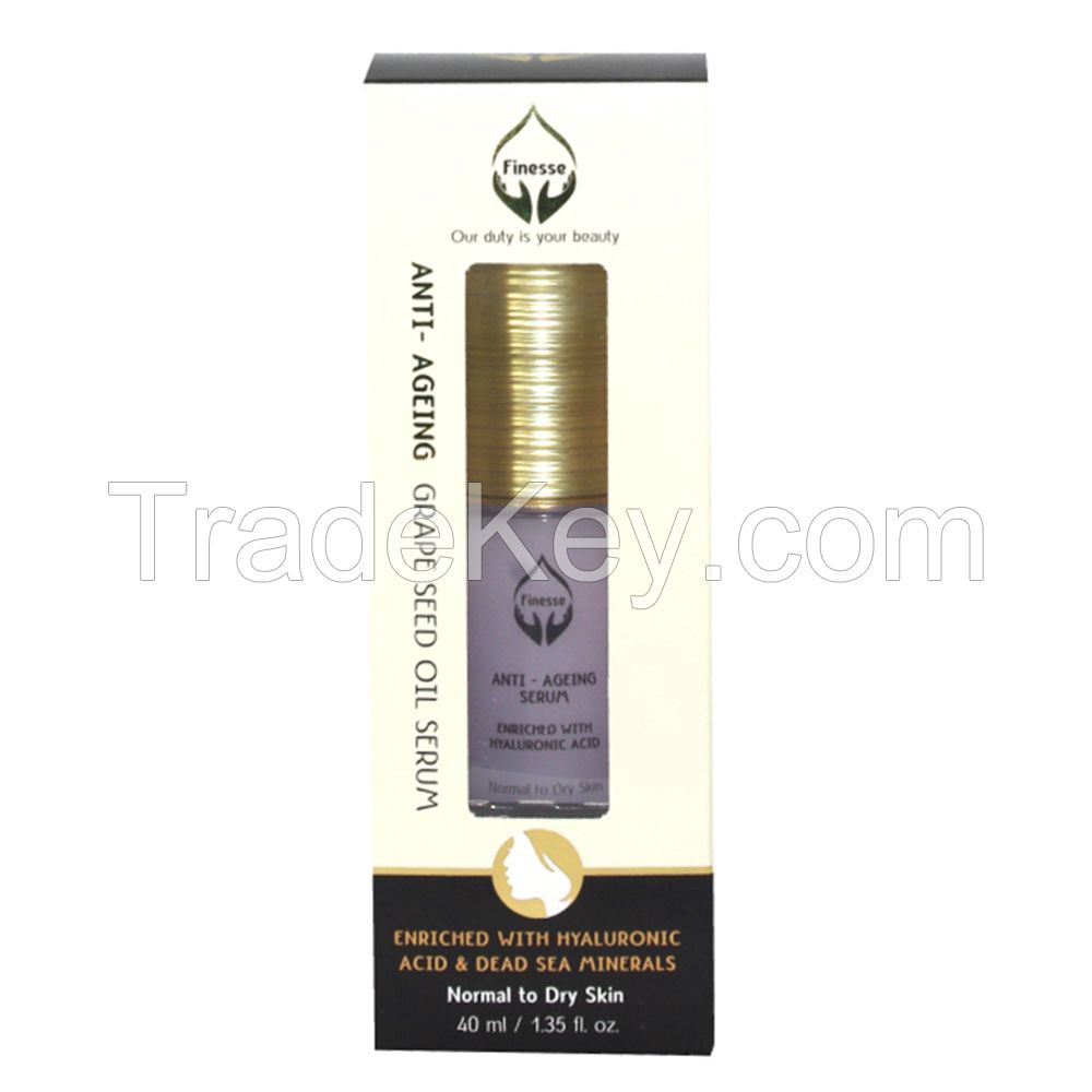 DEAD SEA ANTI â AGEING GRAPE SEED OIL SERUM â ENRICHED WITH HYALURONIC ACID
