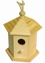 Wooden Bird House