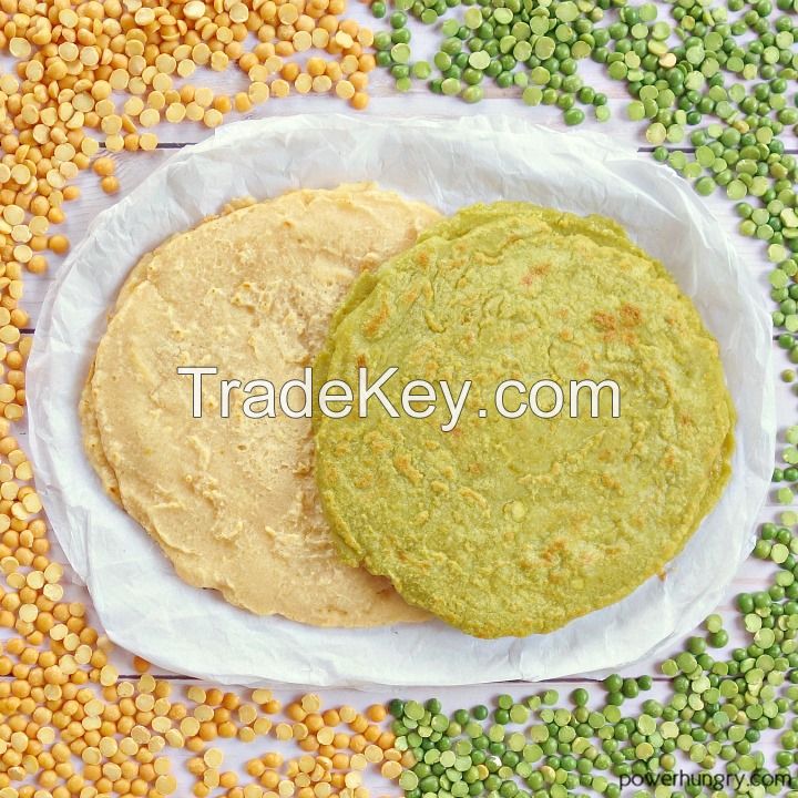 Yellow and Green split peas