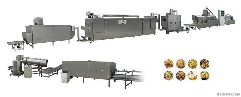 corn flakes(breakfast cereal) snacks processing line