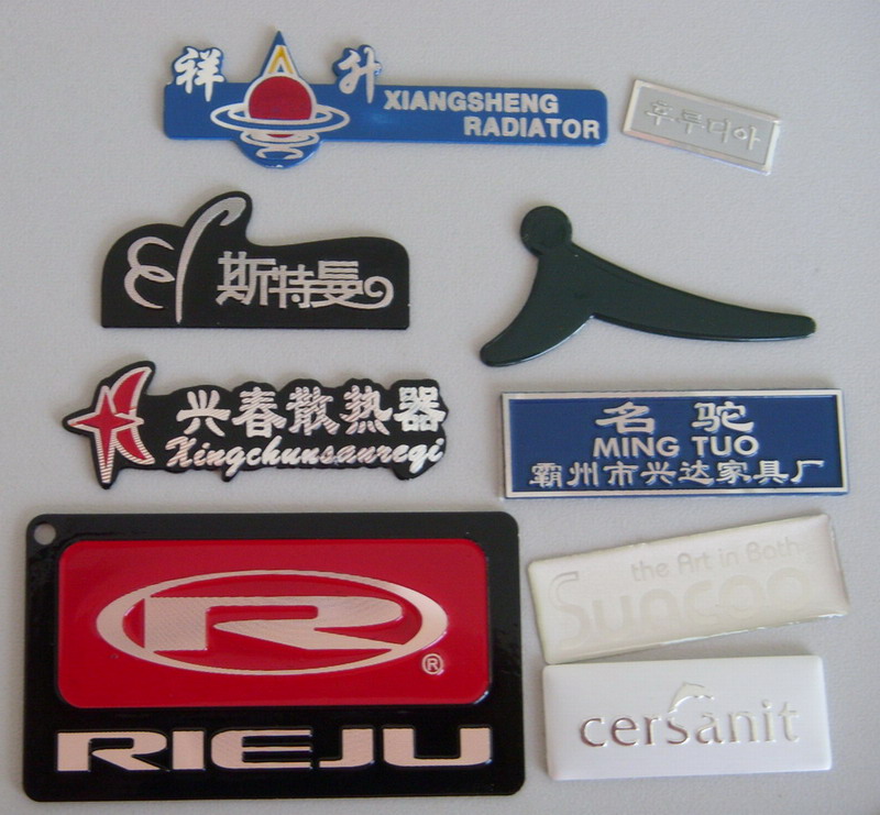 Electric signs, furniture label, metal label, metal plate