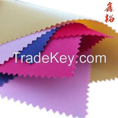 GOOD QUALITY POLYESTER 600D/420D/210D PLAIN PVC/PU COATED OXFORD FABRIC FOR BACKPACKS