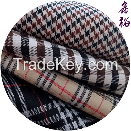 PU/PVC COATED YARN DYED CHECK OXFORD FABRIC FOR COVERING