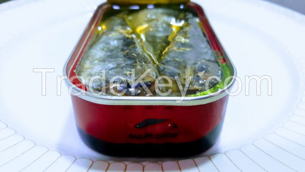 Canned sardine in vegetabke oil 125 gr
