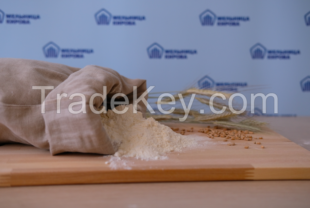 Wheat flour, rye flour, wheat bran