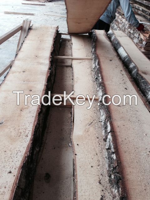 Kiln Dried Russian White Birch unedged lumber
