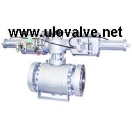 3 PC forged Body Trunnion Mounted ball valve