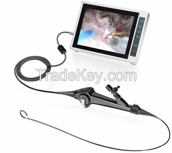 Flexible video ureteroscope