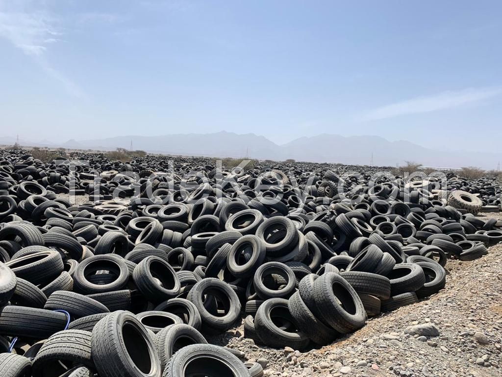 Used Tire Bales