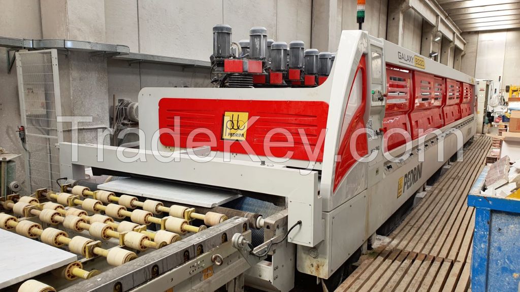 Polishing machines and lines for granite and marble