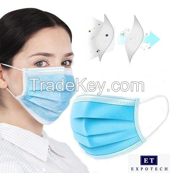 3 Ply Disposable Surgical Face Mask