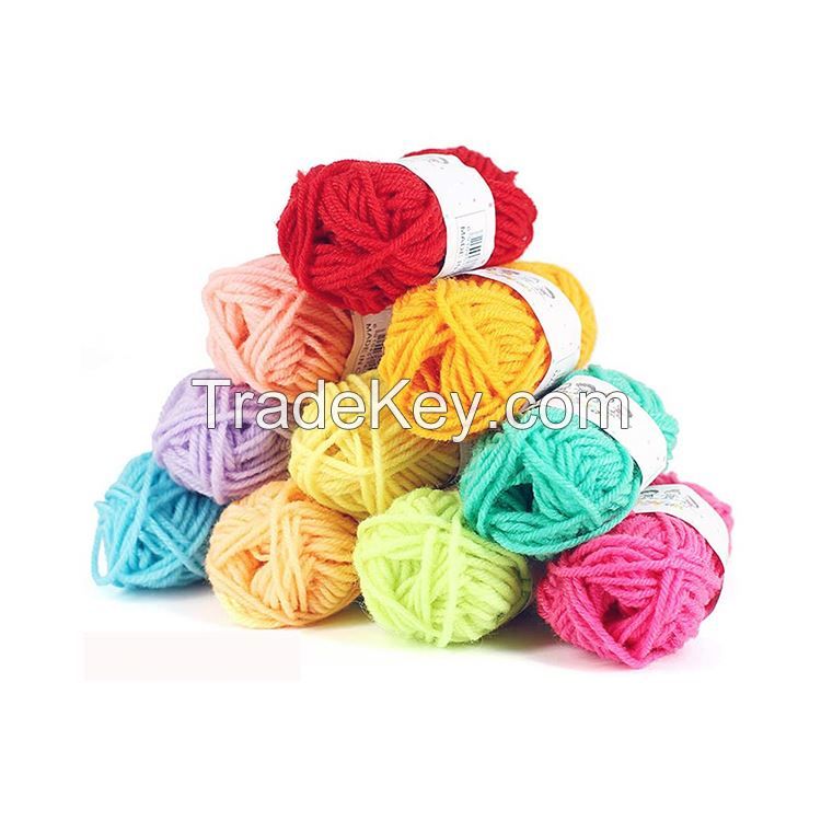 Acrylic chenille yarn