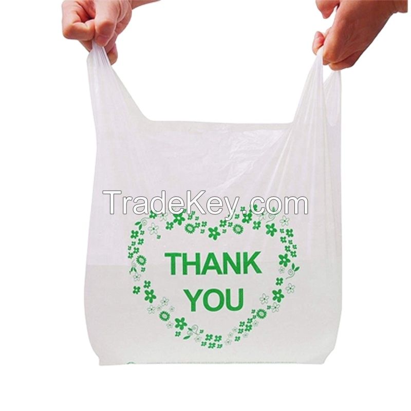 HDPE T-shirt Handle Vest Carrier Plastic Shopping Grocery Bag _Viet Nam manufacturer