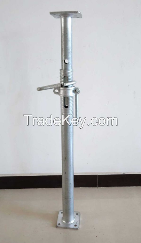 0.8m-1.4m Q235 Construction Adjustable Scaffold prop Painted acro jack scaffold shoring prop for building construction