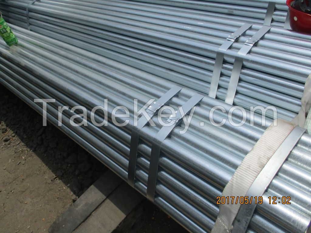 Q195/235/345 Competitive Pre-galvanized Steel Pipe Galvanized Steel Scaffolding Pipe For Construction Building Materials