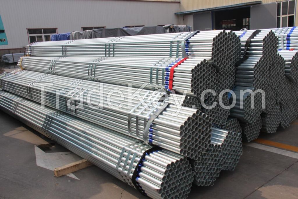 Q195/235/345 Competitive Pre-galvanized Steel Pipe Galvanized Steel Scaffolding Pipe For Construction Building Materials