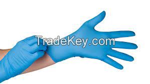 Disposable Powder Free Blue Examination Nitrile Safety Gloves