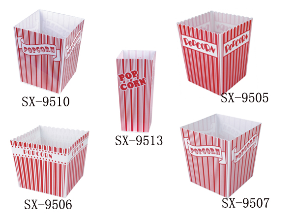 plastic popcorn bucket
