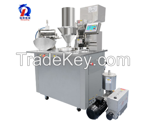 Semi-auto Capsule Filling Machine Pharmaceutical Powder Hard Gel Capsule Filler Encapsulation Cgn-208