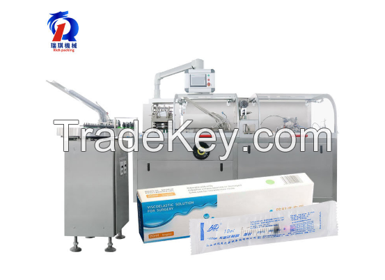 RQ-ZH-120W Automatic Horizontal Carton Packer Machinery Cartoning Packaging Machine