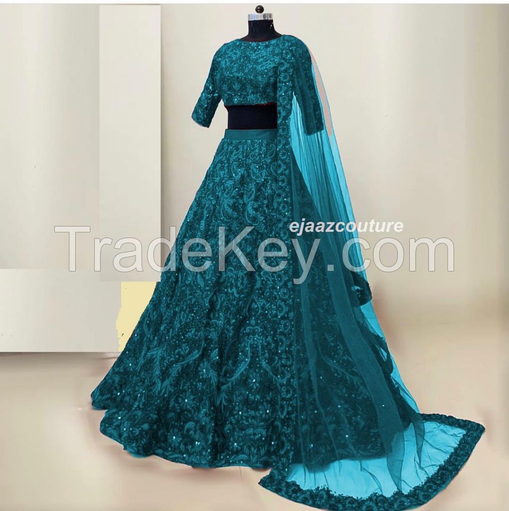 Stylish Designer Taffeta Silk Lehenga