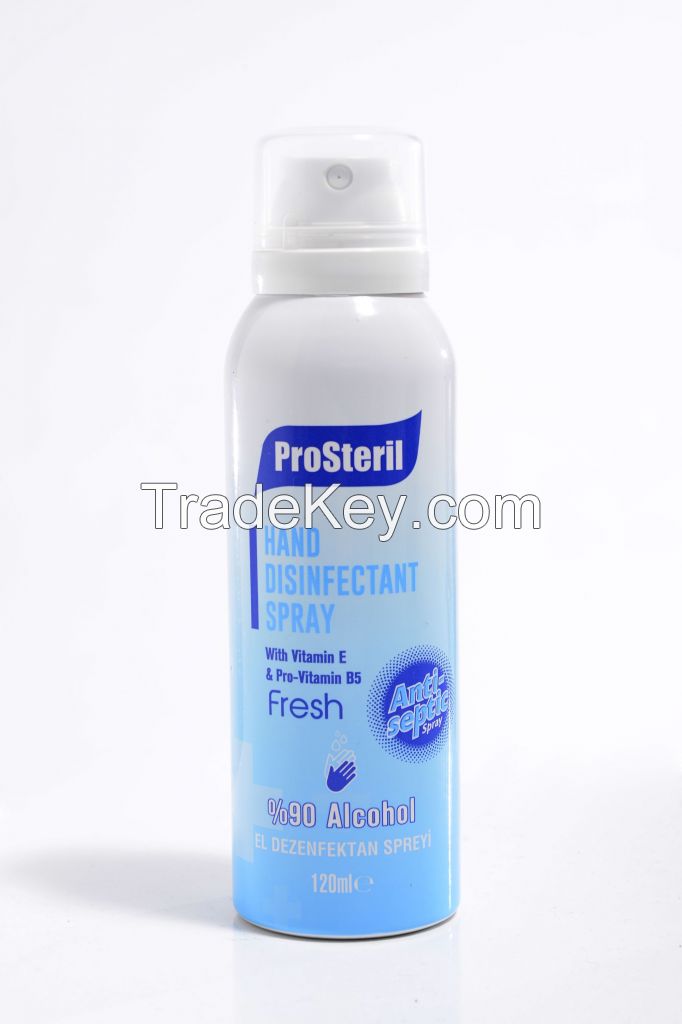 Prosteril - Hand Disinfectant Spray with        Alcohol (120ml)