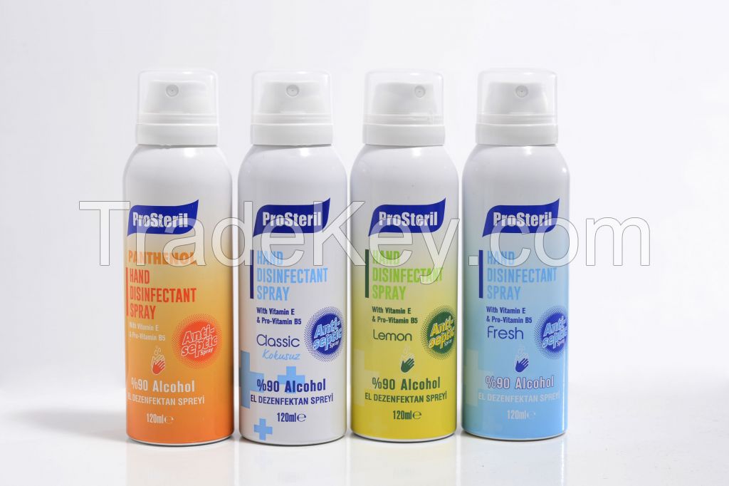 Prosteril - Hand Disinfectant Spray with ï¿½ Alcohol (120ml)