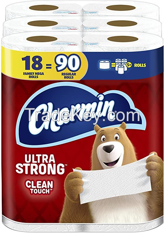 Pay with PayPal for Charmin Ultra Strong Clean Touch Toilet Paper, 18 Family Mega Rolls