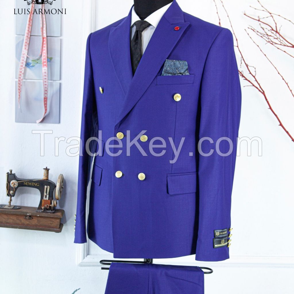 Latest Design cruvaze purple color Suit Men Suits Men's Suits