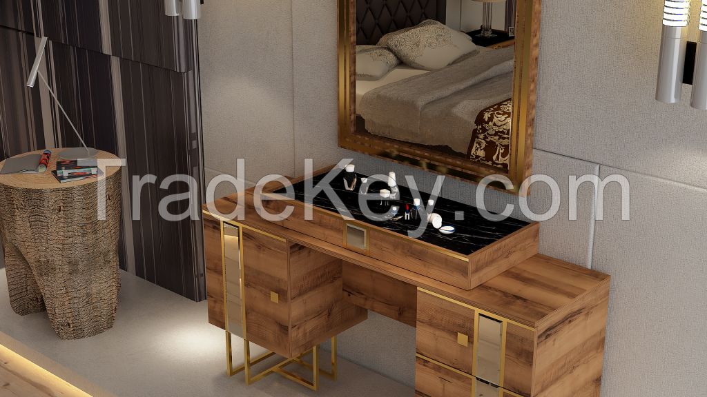 Bedroom Furniture Set home luxury bedroom furniture set with 5 different bedroom furnitures full set lena gold