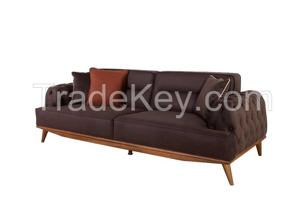 sofa set living room furniture with four set 1x triple sofas 1x double sofa 2x single bergeres