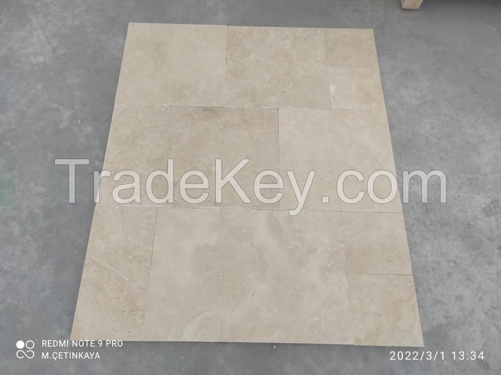 Stone Hot Sale Waterproof Cheap Factory Pool Coping Ivory TravertineLuxury Turkish Manufacturer Travertine Natural Stone Design