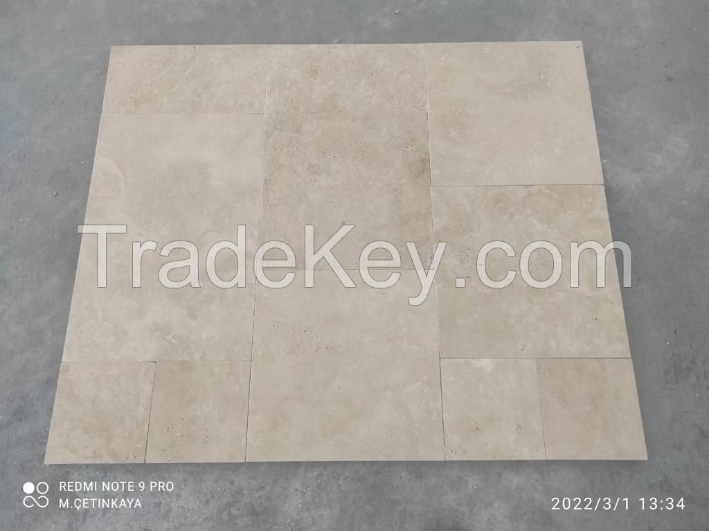 Stone Hot Sale Waterproof Cheap Factory Pool Coping Ivory TravertineLuxury Turkish Manufacturer Travertine Natural Stone Design