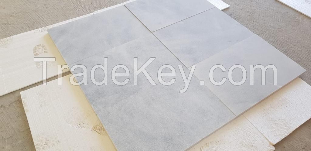 Wholesale Stone Marble Stone Hot Sale Waterproof Cheap Factory Pool Coping Ice Blue Sandblasted Luxury Turkish Manufacturer