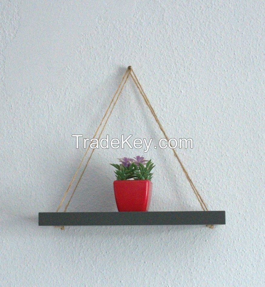 New Product Fassley Decorative Wire Mesh Shelf Hanging Shelf Thin Rope Shelf