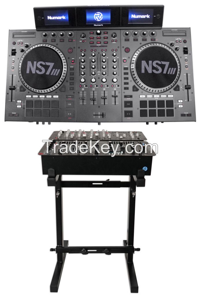 Numark Party Mix DJ Controller w/ Built In Light Show+Case+Headphones+Microphone