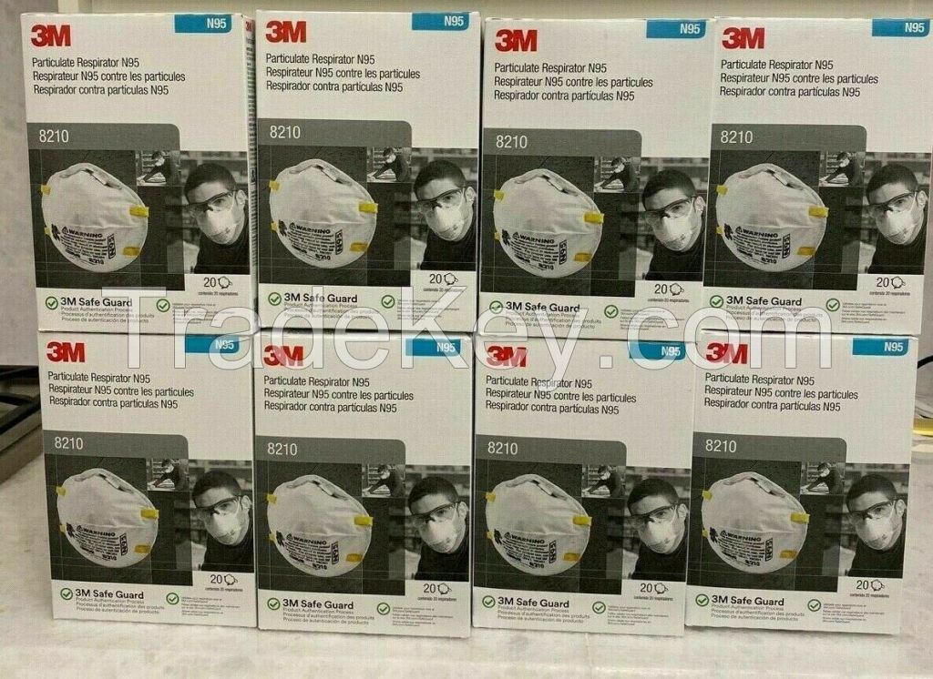 Wholesale 3M 8210 N95 Particulate Respirator Face Masks