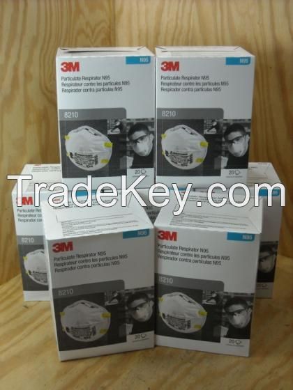 Wholesales 3M N95 1860 / 8210 N95 Particulate Respirator Mask, Niosh Approved