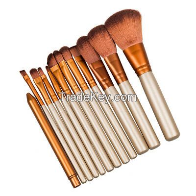 12Pcs Pro Kabuki Makeup Brushes Set Foundation Powder Eyeshadow Blending Brush