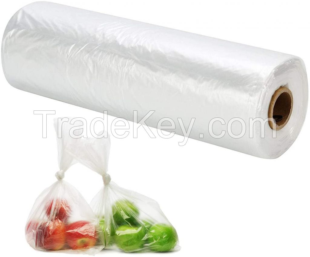 Super quality flat bag on roll with paper core food contact made in Vietnam