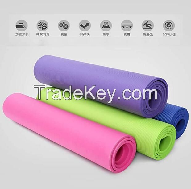 Nbr Yoga Mats Non Slip Yoga Mat Eco Friendly Workout Mat Extra Thick Exercise Mat Pilates