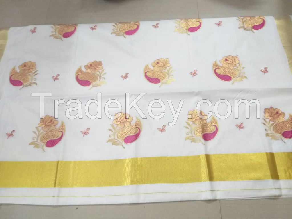 Kerala sarees