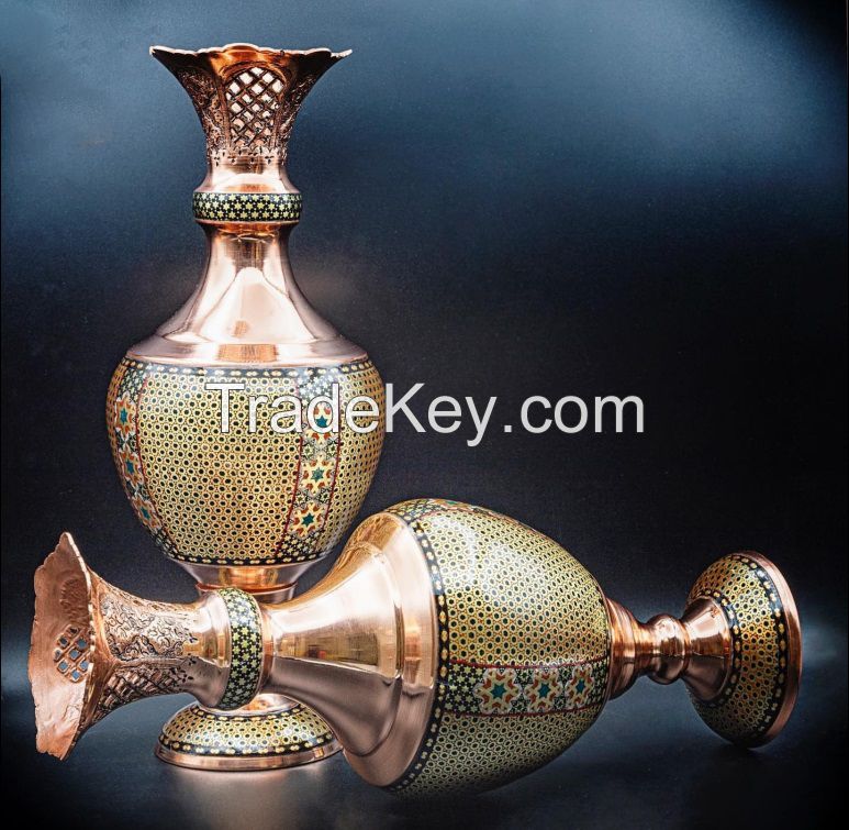 Vases, Dishes, Decanters (copper)