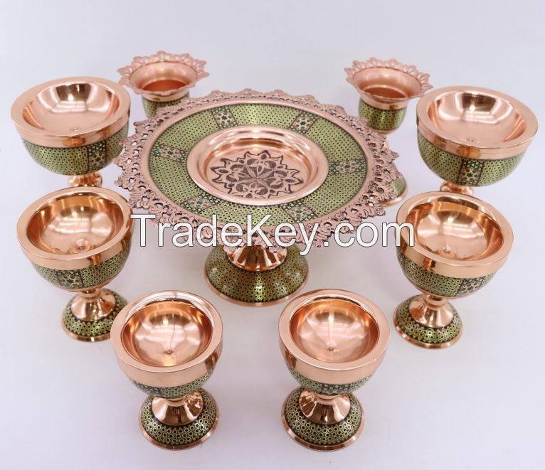 Vases, Dishes, Decanters (copper)