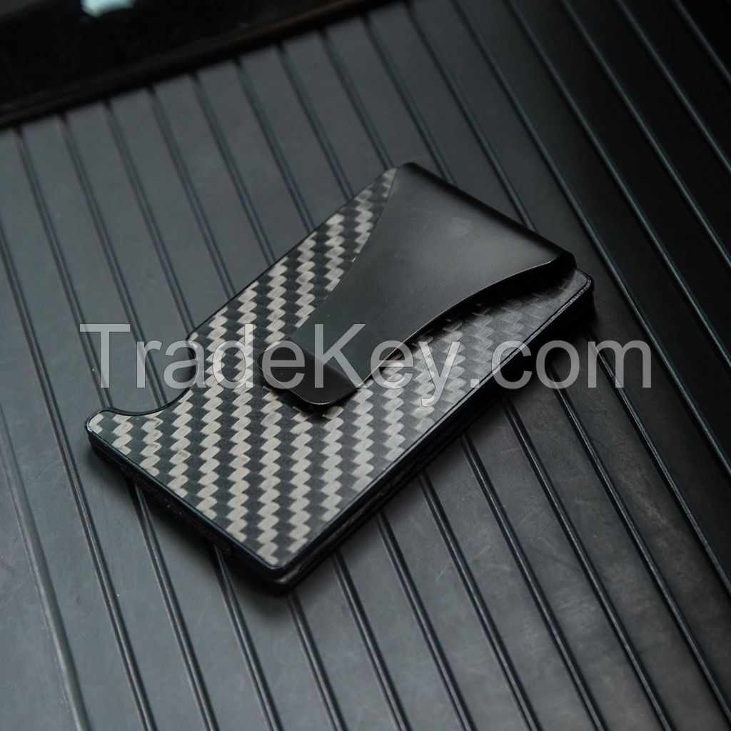 Custom logo RFID Blocking carbon fiber men rfid walletÃ¢ï¿½ï¿½Ã‚Â Ã‚Â Ã‚Â 