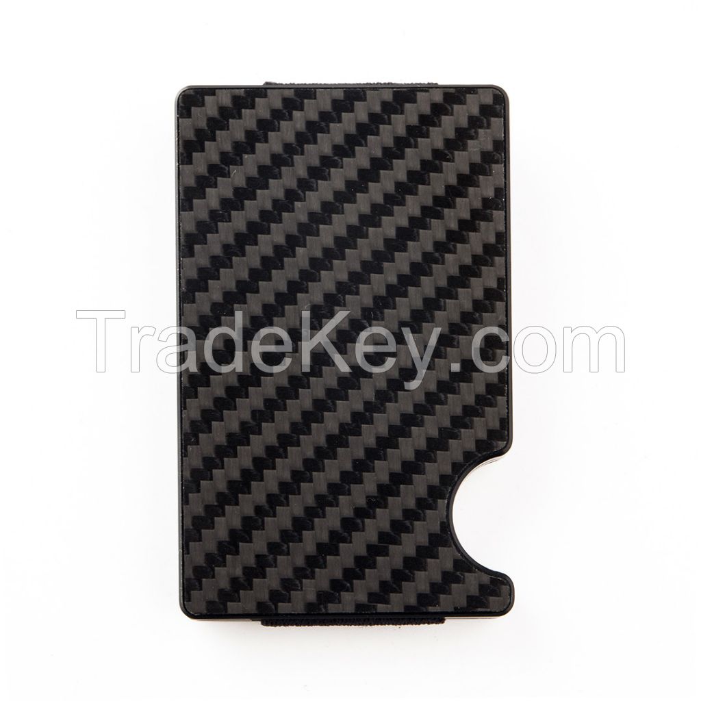 Custom logo RFID Blocking carbon fiber men rfid walletÃ¢ï¿½ï¿½Ã‚Â Ã‚Â Ã‚Â 