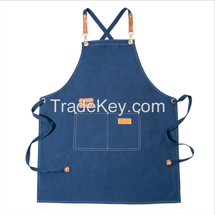 Multicolor Industrial Heavy Duty Cotton Canvas Cobbler Apron with Pockets