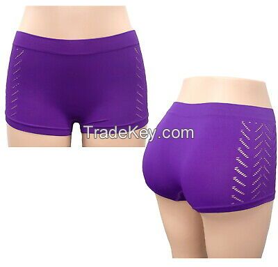 6 WOMEN BOXER SHORTS MICROFIBER SEAMLESS UNDERWEAR WOMEN PANTIES BOYSHORTS