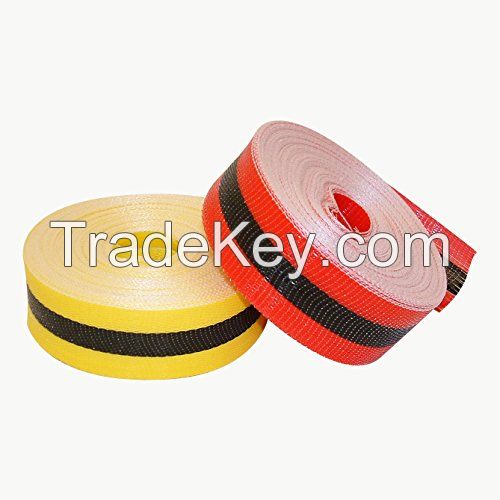 Woven Barricade Tape Roll Flagging Tape Barrier Tape